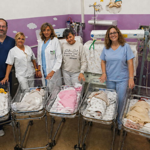 Cinque nascite in un solo giorno all’ospedale di Casale