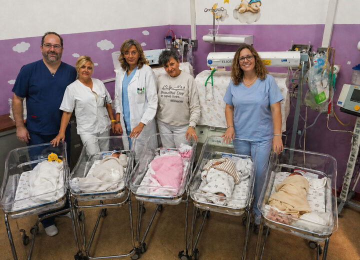 Cinque nascite in un solo giorno all’ospedale di Casale