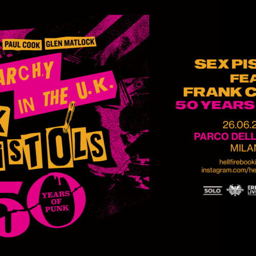 Al Parco Della Musica Di Milano arrivano i Sex Pistols feat. Frank Carter