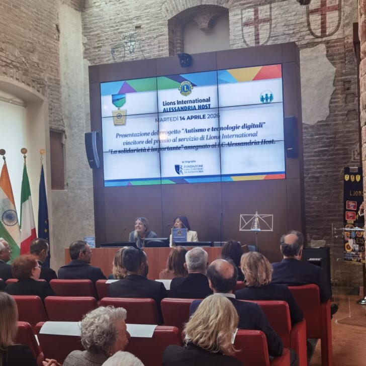 Il premo “La solidarietà è importante” assegnato al club Alessandria Host