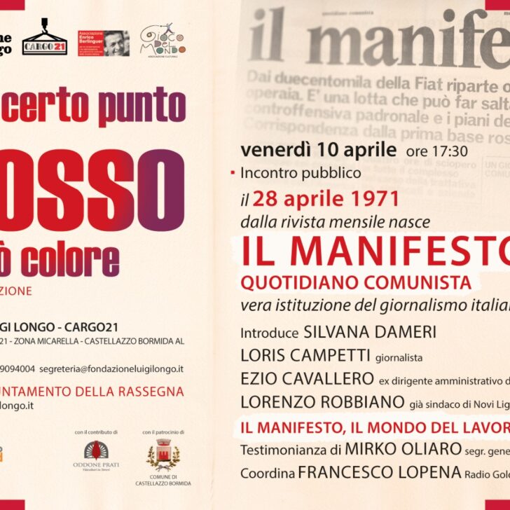 Dalla nascita de “il manifesto” al mondo del lavoro: venerdì l’incontro alla Fondazione Luigi Longo