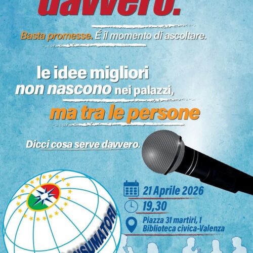 Globo Consumatori incontra le associazioni di volontariato a Valenza