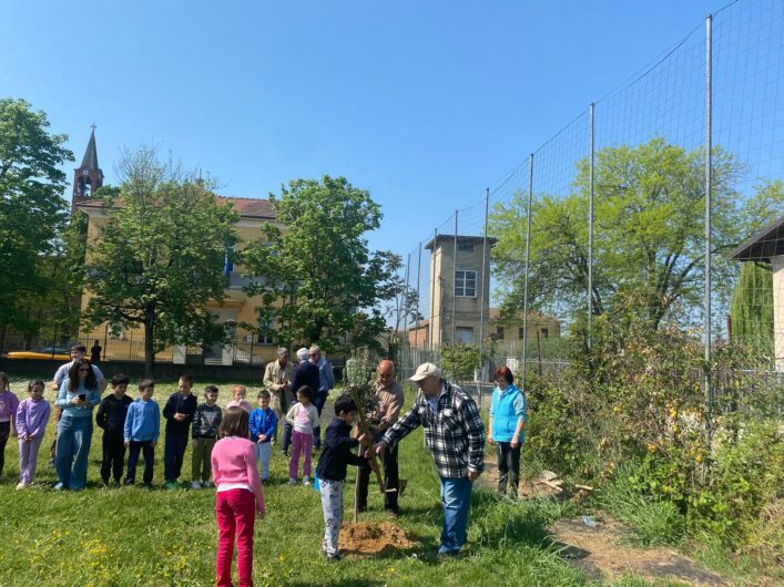 Prosegue il progetto Alberiamo Alessandria: a Litta Parodi altre quattro piantumazioni