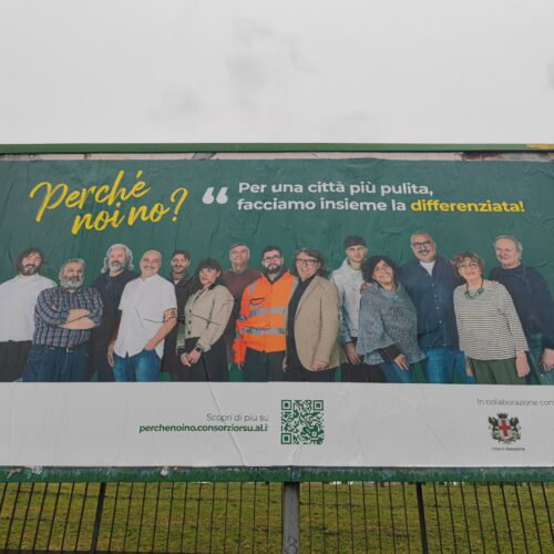 “Perché noi no?”: ad Alessandria i cittadini diventano testimonial della raccolta differenziata