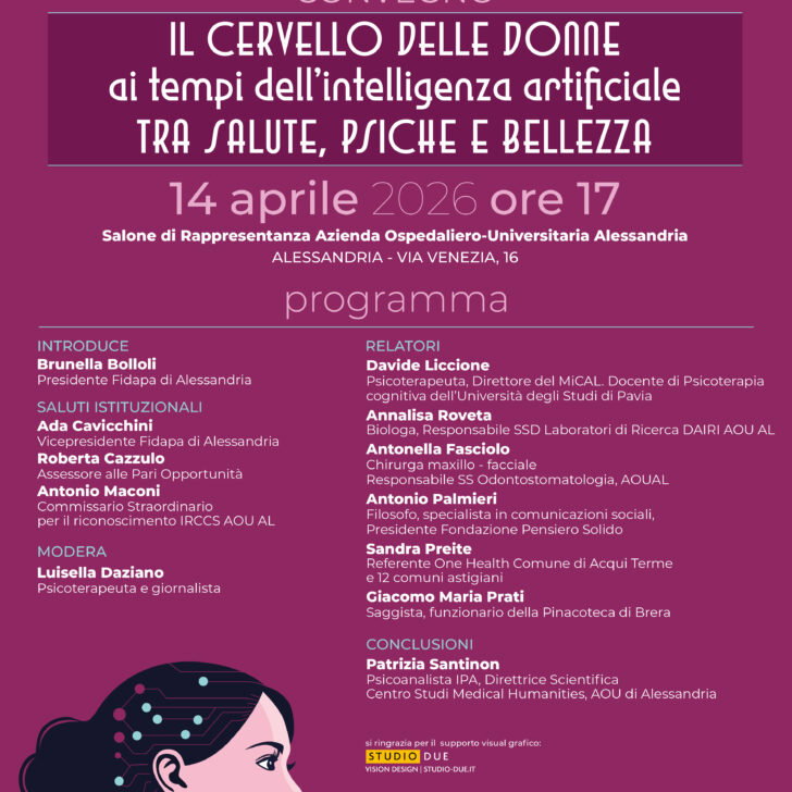 Donne, tecnologia e identità: all’Ospedale di Alessandria un incontro sull’impatto dell’intelligenza artificiale