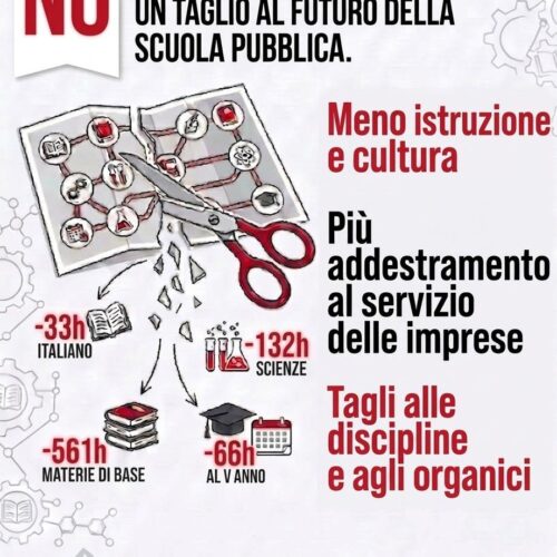 Flc Cgil contro riforma istituti tecnici: “Meno teoria significa appiattimento della capacità critica”