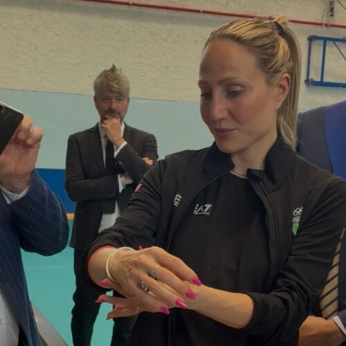 “Orgogliosa di essere una mamma atleta”: Francesca Lollobrigida e il gioiello degli studenti valenzani