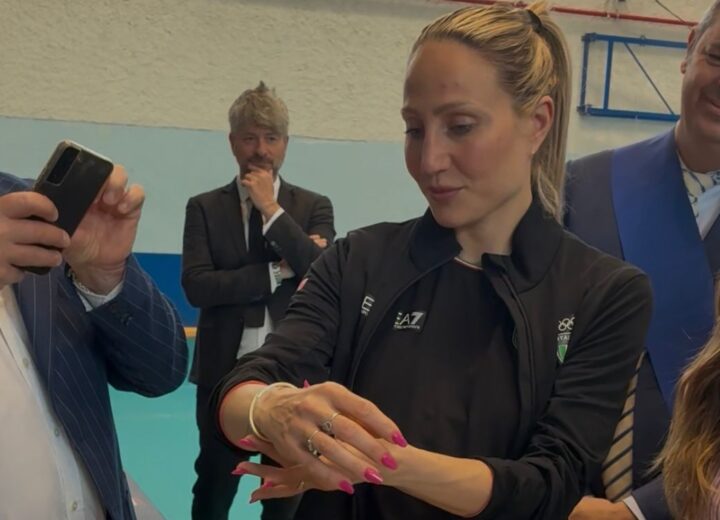 “Orgogliosa di essere una mamma atleta”: Francesca Lollobrigida e il gioiello degli studenti valenzani