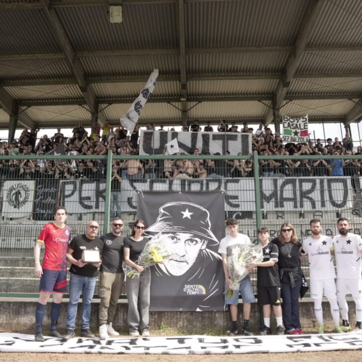 Calcio, il Casale ricorda il tifoso ed ex calciatore Mario Fassino: “Per sempre”