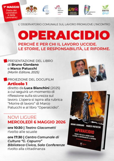 A Novi Ligure la festa provinciale dei lavoratori. Lavoro “dignitoso” e contrattazione al centro del 1° Maggio