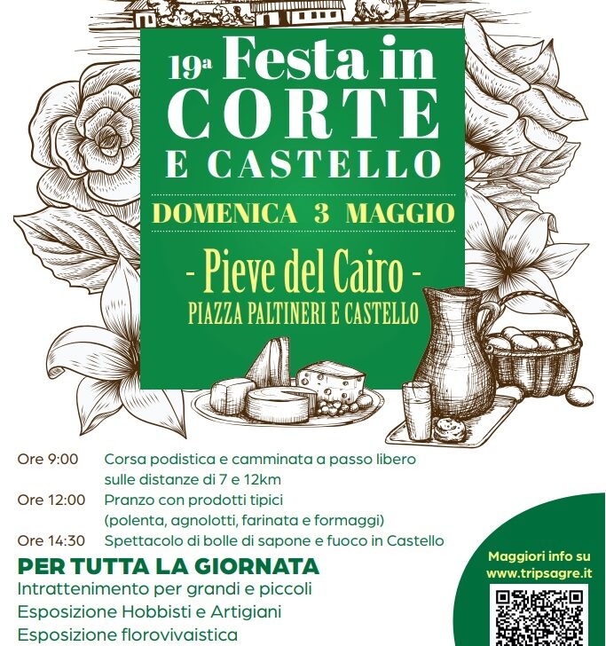 A Pieve del Cairo due giorni tra gusto e spettacolo con Street Food Festival e Festa in Corte e Castello