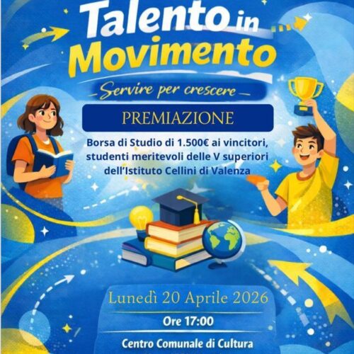 Talento in movimento: lunedì a Valenza borse di studio a cinque studenti meritevoli dell’Istituto Cellini