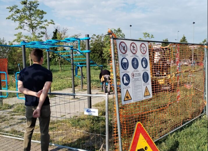 Al Parco Baratta di Voghera partita la riqualificazione dell’area fitness: nuovi spazi per sport e tempo libero