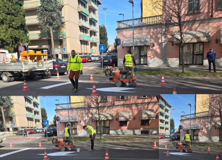 A Voghera via al rifacimento della segnaletica orizzontale