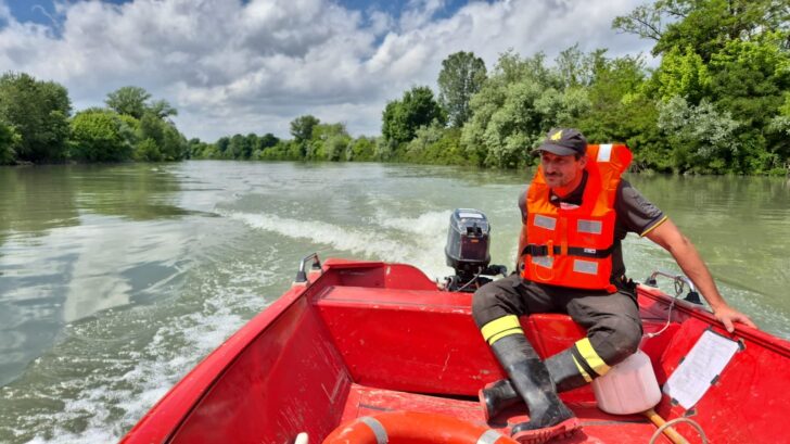 Anche l’elicottero dei Vigili del Fuoco per trovare il 64enne disperso a Bassignana