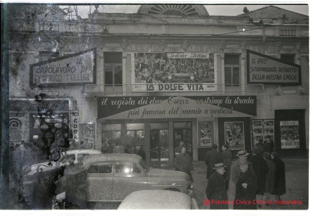 Film La Dolce Vita Alessandria 1960 Fototeca civica Alessandria