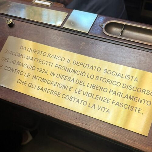 Il posto del coraggio e della Storia: Matteotti siederà per sempre a Montecitorio