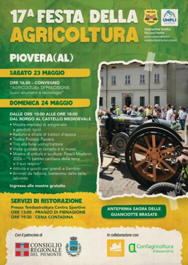 A Piovera due giorni dedicati al mondo agricolo con la 17ª Festa dell’Agricoltura