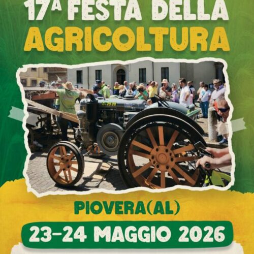 A Piovera due giorni dedicati al mondo agricolo con la 17ª Festa dell’Agricoltura