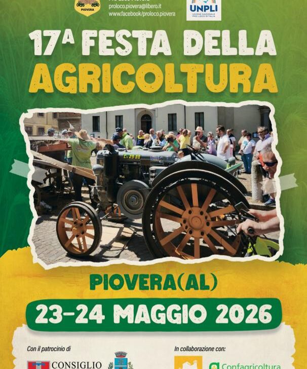 A Piovera due giorni dedicati al mondo agricolo con la 17ª Festa dell’Agricoltura