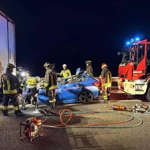 Schianto sulla A1: muore un giovane alessandrino