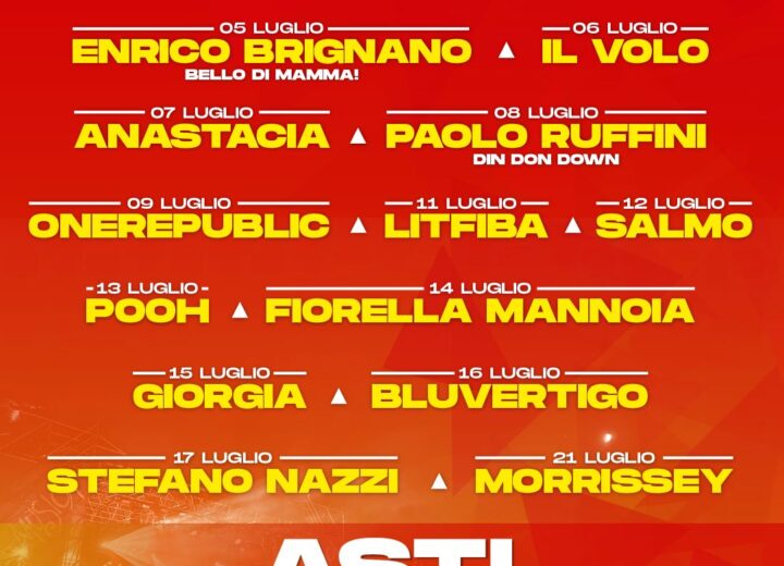 Presentato il cartellone di Astimusica 2026, dal 5 al 21 luglio ad Asti