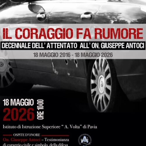Gli studenti del Volta incontrano Giuseppe Antoci. A dieci anni dall’attentato mafioso, una lezione di coraggio e legalità