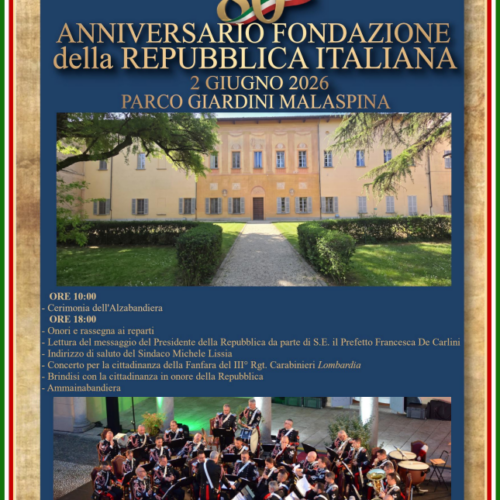 Il programma del 2 giugno a Pavia