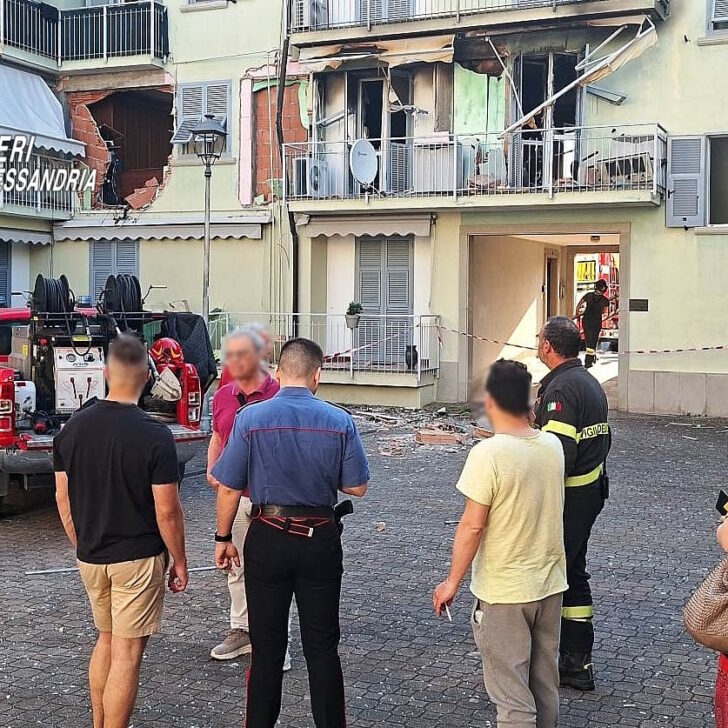 Esplosione in un appartamento a Vignole Borbera. Grave un uomo di 50 anni
