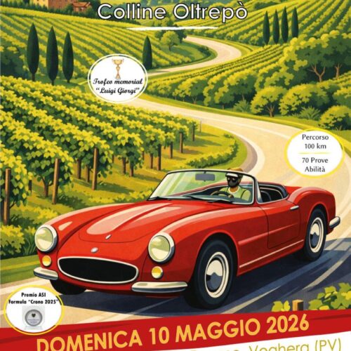 Tra motori d’epoca e paesaggi d’autore: il 10 maggio torna il Trofeo Maserati Colline Oltrepò 2026