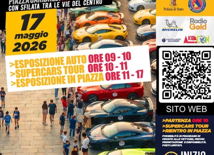 “In Piazza per un Sogno”: supercar e solidarietà ad Alessandria il 17 maggio