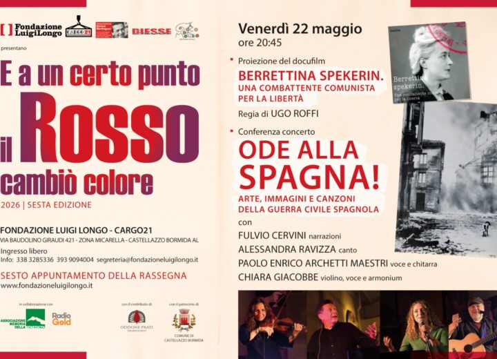 “Ode alla Spagna”: a Castellazzo Bormida immagini e canzoni sulla Guerra civile spagnola