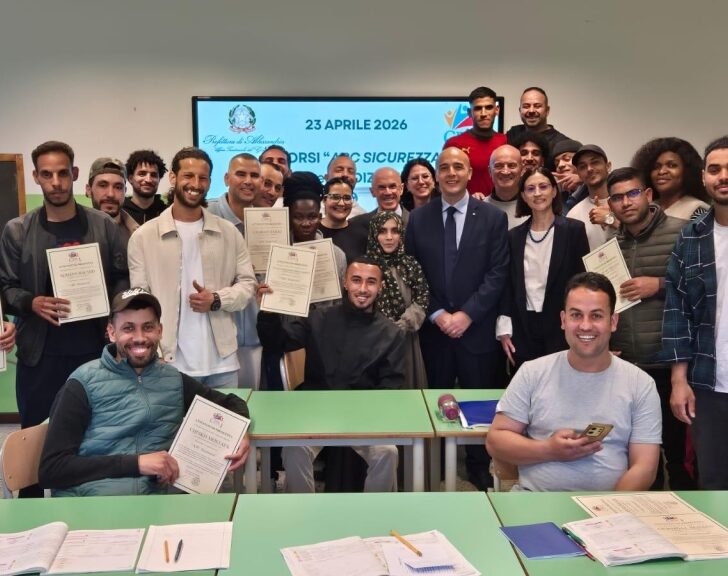 Sicurezza sul lavoro e lingua italiana: concluso ad Alessandria il progetto per lavoratori stranieri