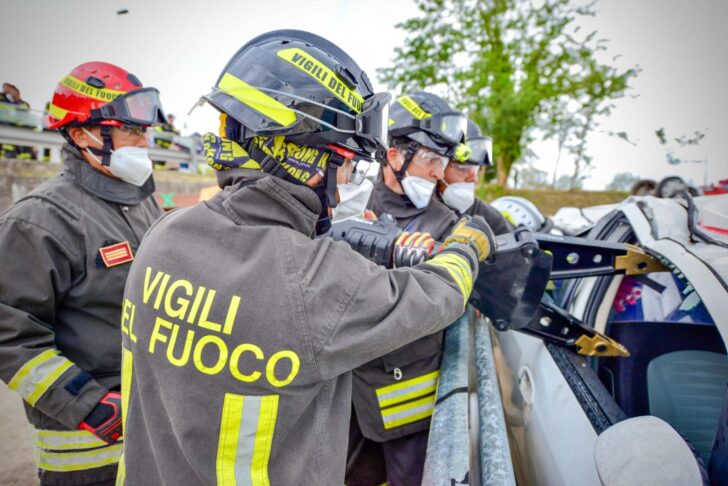 Soccorso stradale e nuove tecnologie per le emergenze. I Vigili del Fuoco di Alessandria all’Italian Rescue Training