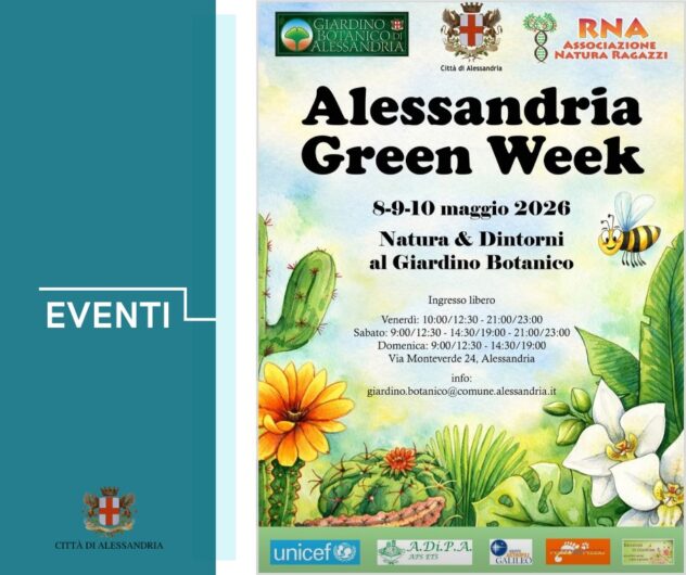 Alessandria Green Week 2026: natura, scienza e tante attività al Giardino Botanico