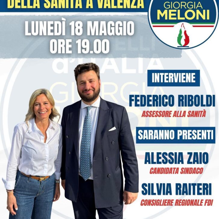 Elezioni Valenza: lunedì incontro sul futuro della sanità con l’assessore Riboldi e la candidata Zaio