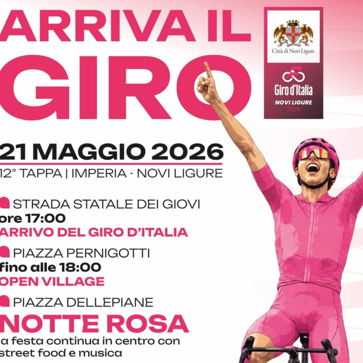 Novi pronta per il Giro: giovedì 21 maggio giornata tutta rosa