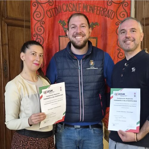 Casale applaude Silvia Angeli e Christian Sternativo: campioni regionali di danza sportiva
