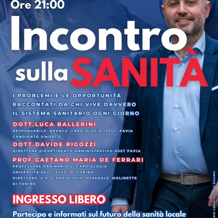 Sanità locale: confronto pubblico a Valenza promosso dal candidato sindaco Luca Ballerini