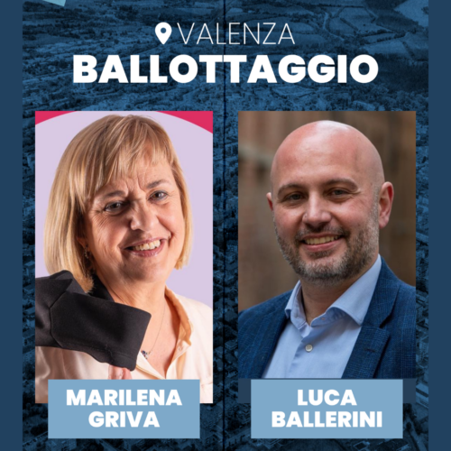 Elezioni – Valenza verso il ballottaggio Ballerini – Griva