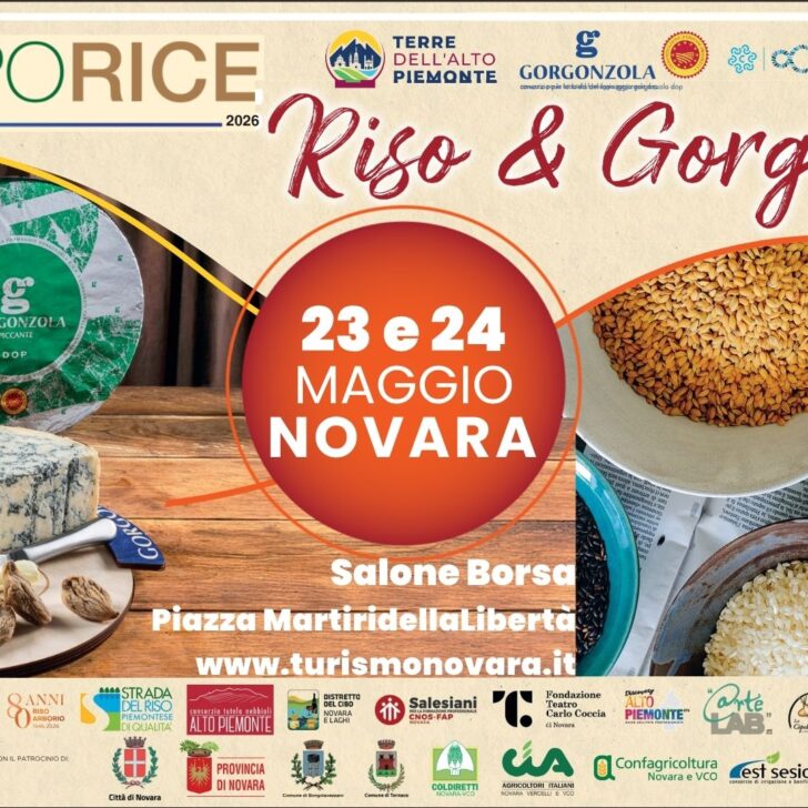 ExpoRice torna a Novara: due giorni tra riso, gorgonzola, showcooking e degustazioni