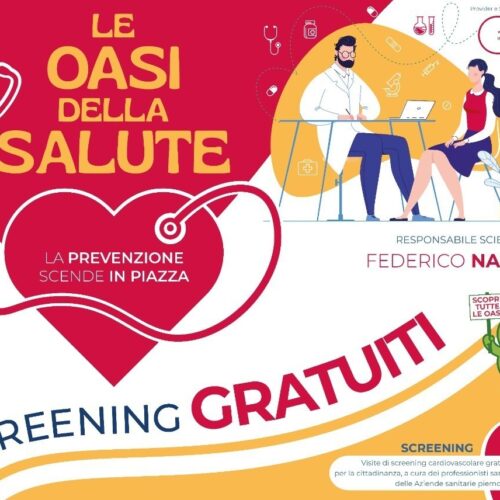 Domenica le oasi informative sulla prevenzione cardiovascolare ma anche pilates e thai chi