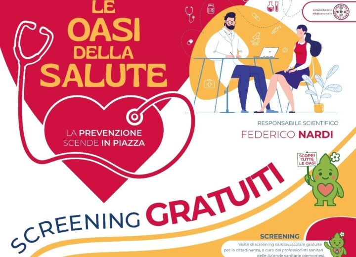 Domenica le oasi informative sulla prevenzione cardiovascolare ma anche pilates e thai chi