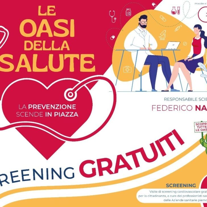 Domenica le oasi informative sulla prevenzione cardiovascolare ma anche pilates e thai chi