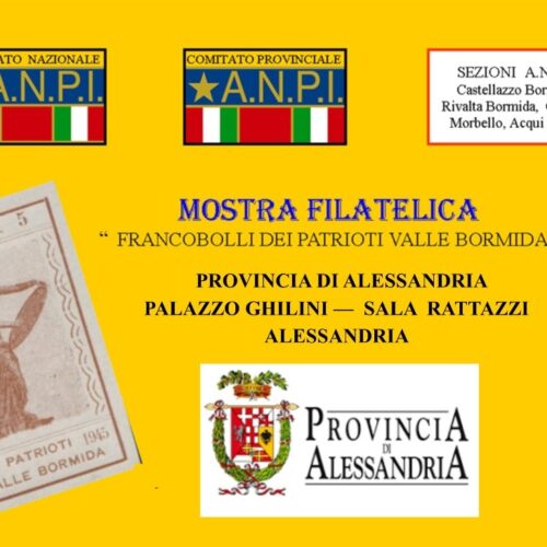 I francobolli dei partigiani della Valle Bormida in mostra a Palazzo Ghilini