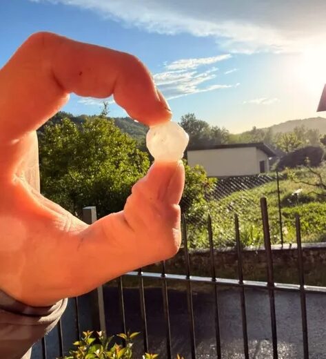 Grandine nel Novese: i video e le foto da Arquata e Grondona