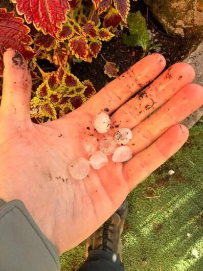 Grandine nel Novese: i video e le foto da Arquata e Grondona