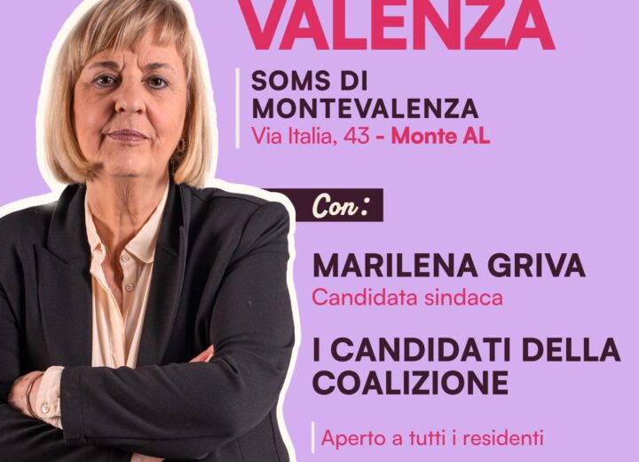 Elezioni Valenza: la candidata sindaca Marilena Griva incontra i cittadini della frazione di Monte