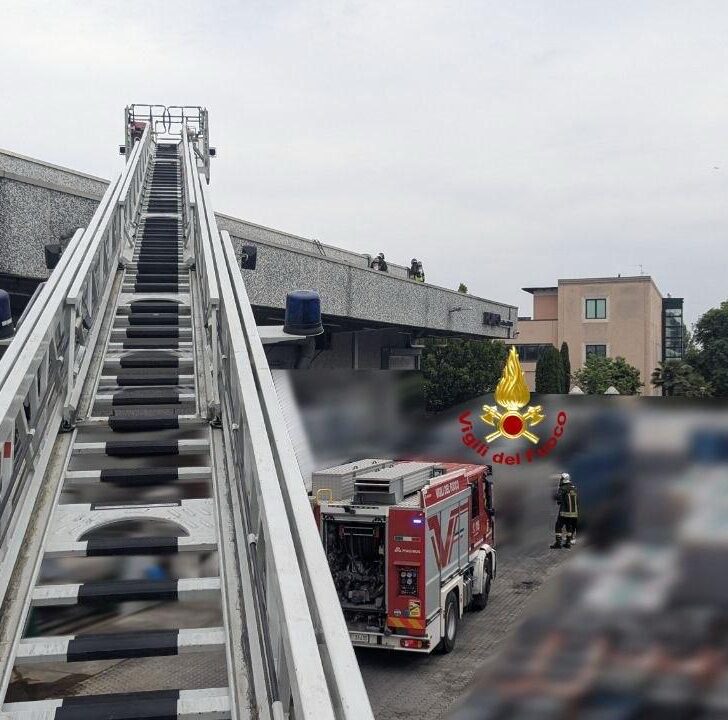Principio di incendio in una fabbrica di Landriano: impegnati anche i Vigili del Fuoco di Pavia