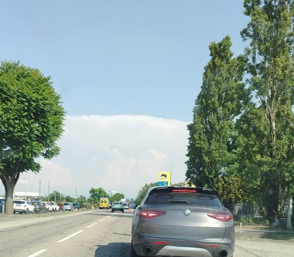 Incidente sulla strada statale a Spinetta Marengo: tre auto coinvolte